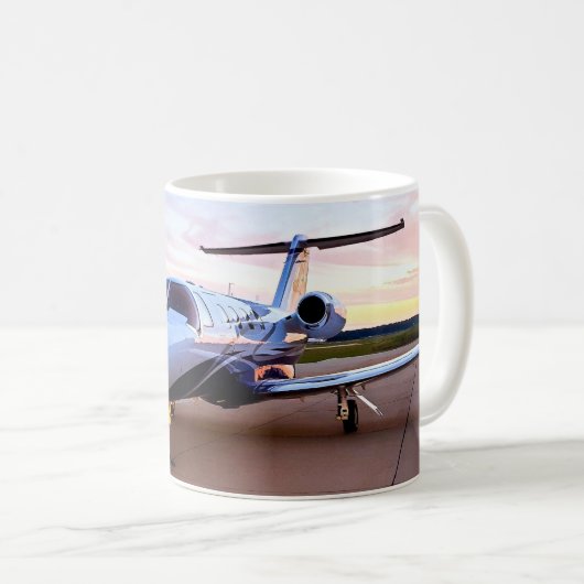 Flugzeug-Tasse Kaffeetasse (VorderseiteRechts)