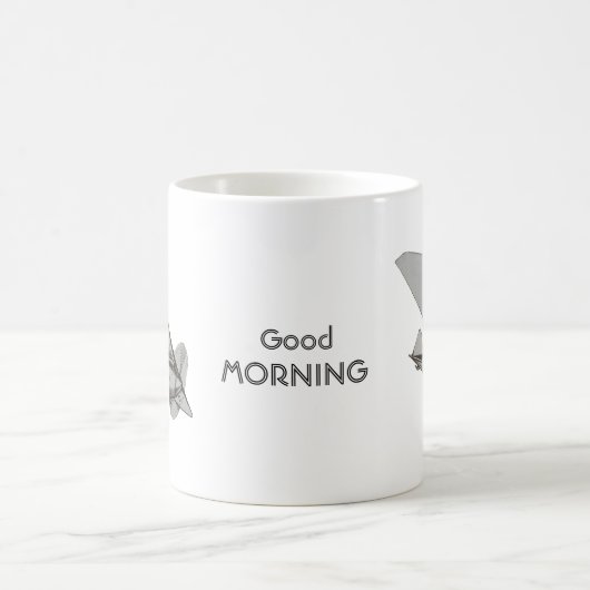 Flugzeug-Tasse Kaffeetasse (Mittel)