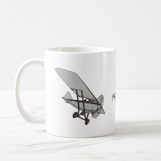 Flugzeug-Tasse Kaffeetasse (Links)