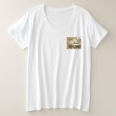 Flugzeug Theme Design Plus T - Shirt (Design vorne)