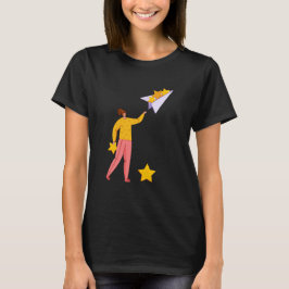 Flugzeug Theme Design T-Shirt