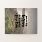 Flugzeug Ticket Happy Puzzle (Horizontal)