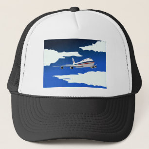 Flugzeug Truckerkappe