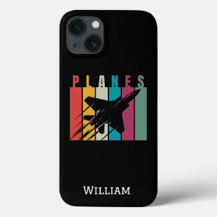Flugzeug, Typografie, Luftfahrt, Minimalistisch, P Case-Mate iPhone Hülle
