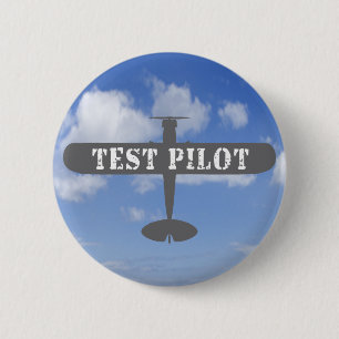 Flugzeug-u. Test-Pilot Button