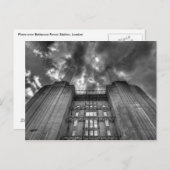 Flugzeug über Battersea Power Station, London Postkarte (Vorne/Hinten)