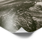 Flugzeug über schneebedeckte Berge Fotodruck (Ecke)