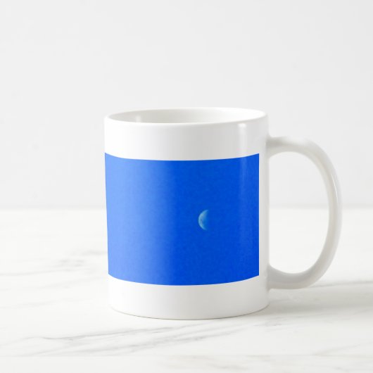 Flugzeug und Mond Kaffeetasse (Rechts)