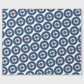 Flugzeug und Roundel Geschenkpapier (Flach)