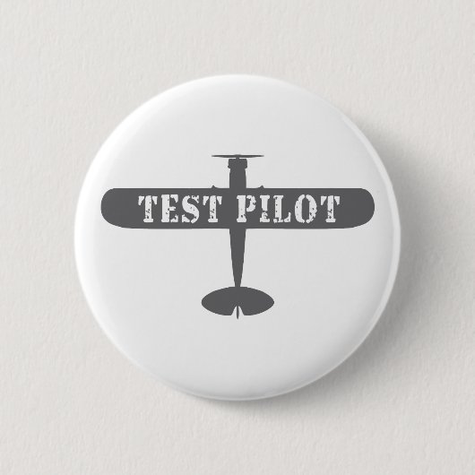 Flugzeug- und Testpilot Button (Vorderseite)