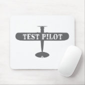 Flugzeug- und Testpilot Mousepad (Mit Mouse)