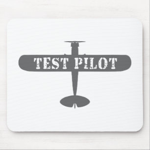 Flugzeug- und Testpilot Mousepad