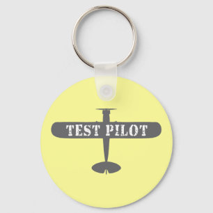 Flugzeug- und Testpilot Schlüsselanhänger