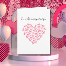 Flugzeug verrückt nach dir, Niedlich Paper Airplan