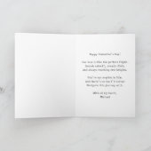 Flugzeug verrückt nach dir, Niedlich Paper Airplan Karte (Innenseite)