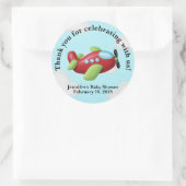 Flugzeug Vielen Dank, die Sticker bevorzugen Stick (Tasche)