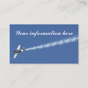 Flugzeug Visitenkarte