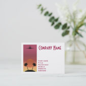 Flugzeug Visitenkarte (Stehend Vorderseite)