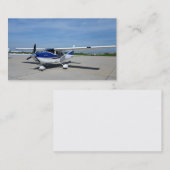 Flugzeug-Visitenkarte Visitenkarte (Vorne/Hinten)