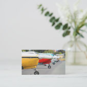 Flugzeug-Visitenkarten Visitenkarte (Stehend Vorderseite)