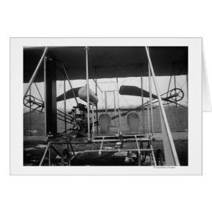 Flugzeug von Wright Brothers mit Pilot und