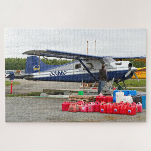 Flugzeug waschen, Lake Hood, Alaska Puzzle