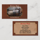 Flugzeug - wenig rau um die Ränder Visitenkarte (Vorne/Hinten)