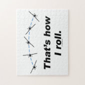 Flugzeug, wie ich rolle puzzle (Vertikal)