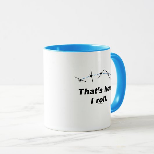 Flugzeug, wie ich rolle tasse (VorderseiteRechts)