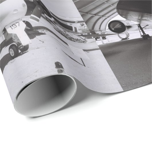 Flugzeug Wrapping Paper Geschenkpapier (Rolleneckpunkt)