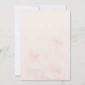 Flugzeug-Zielflug im Ausland Beige Hochzeit Einladung (Rückseite)