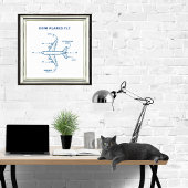 Flugzeugabsturz: Flugzeug fliegen Pilot Crew Poster