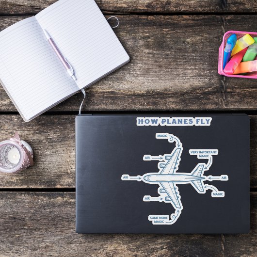 Flugzeugabsturz: Flugzeug fliegen Pilot oder Crew Aufkleber