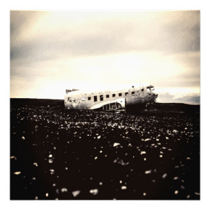 Flugzeugabsturz Fotodruck
