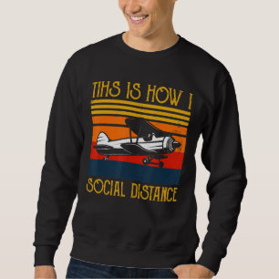 Flugzeugabsturz Sweatshirt