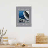 Flugzeugansicht Poster (Küche)