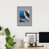 Flugzeugansicht Poster (Heimbüro)