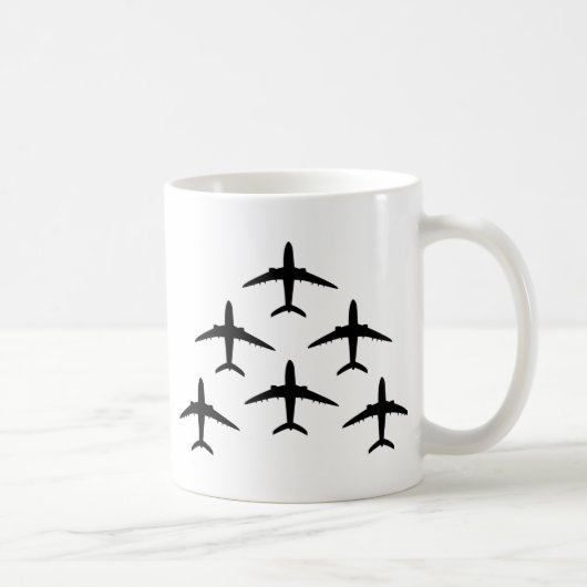 Flugzeugarmada Kaffeetasse (Rechts)