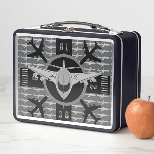 Flugzeugausgabe Metall Brotdose (Beispiel)