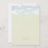 Flugzeugbanner-Einladung Einladung (Rückseite)