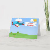 Flugzeugbannerkarte Karte (Vorderseite)