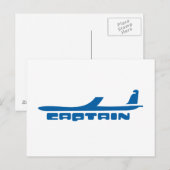 Flugzeugbauart Postkarte (Vorne/Hinten)