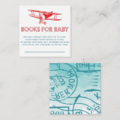 Flugzeugbücher für das Baby Begleitkarte (Vorne/Hinten)