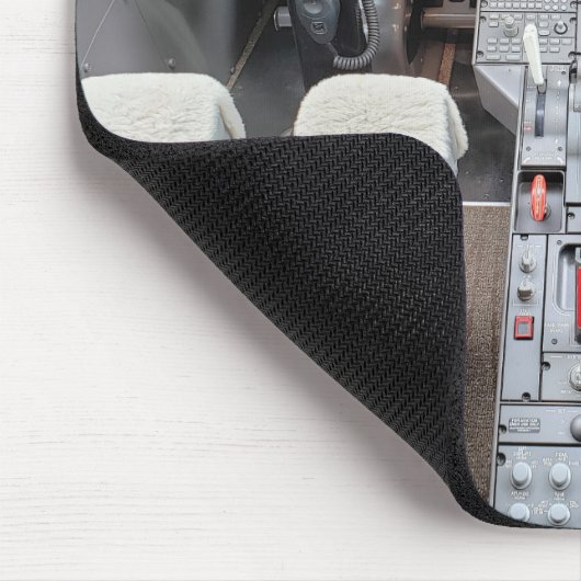 Flugzeugcockpit Mousepad (Ecke)