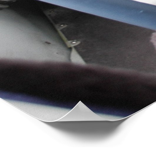 Flugzeugcockpit Poster (Ecke)