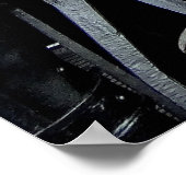 Flugzeugcockpit Poster (Ecke)