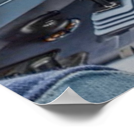 Flugzeugcockpit-Poster Poster (Ecke)