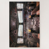 Flugzeugcockpit Puzzle (Vertikal)