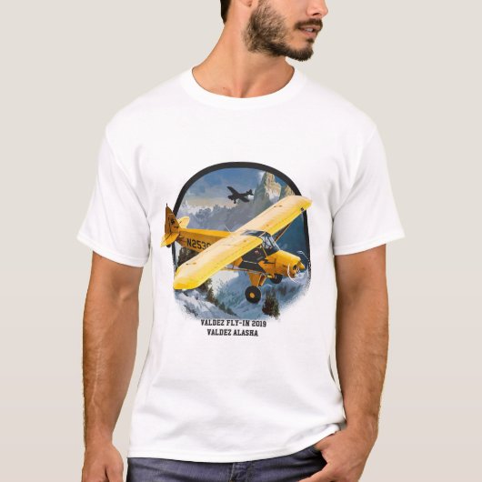 Flugzeugdarstellung T-Shirt (Vorderseite)