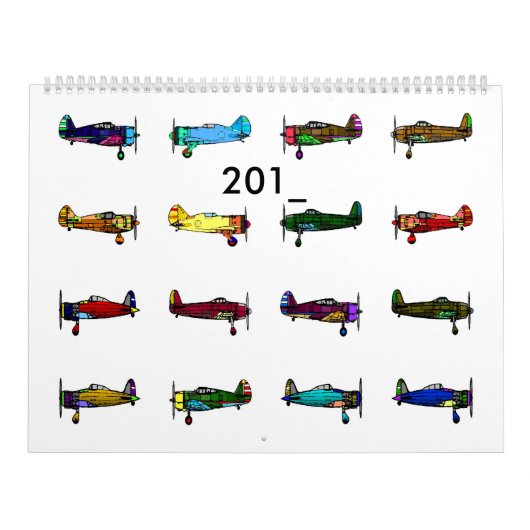 Flugzeuge, 201_ kalender (Titelbild)